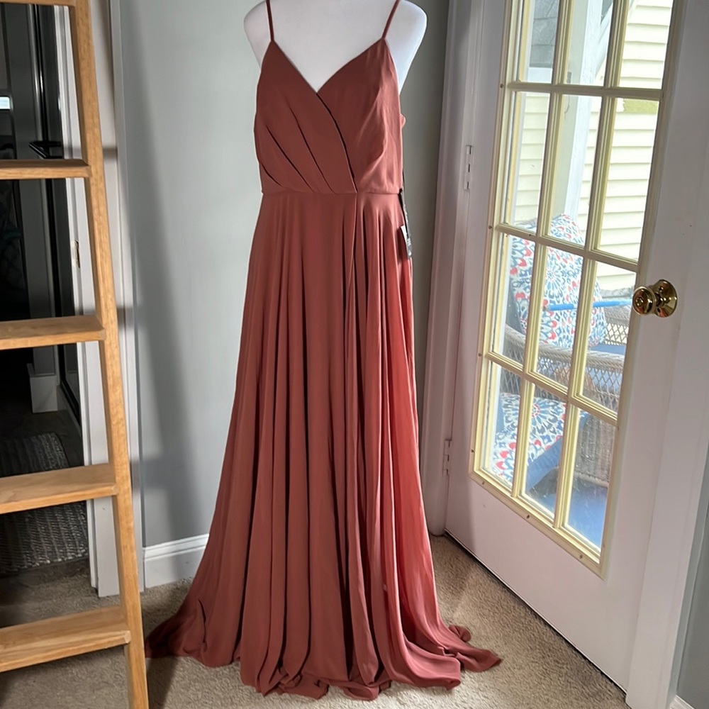 Gown, bridesmaid, formal, mauve